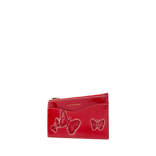 Billetera pouch palma rojo cruz Mariposas