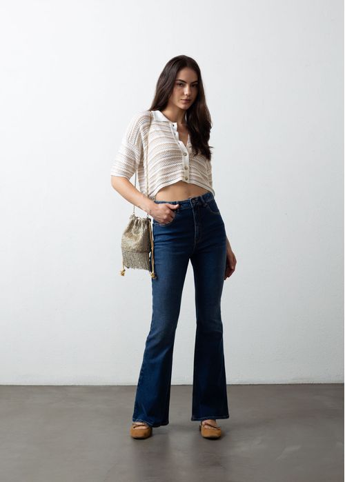 Jean Push Up tono medio
