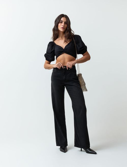 Camisa tipo crop