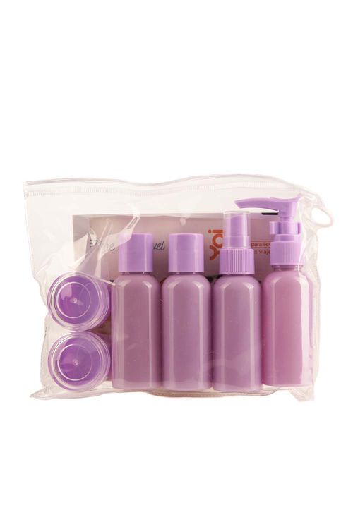 Kit botellas de viaje x8 unidades