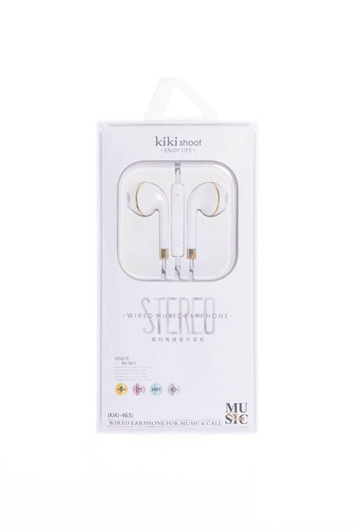 Audífonos de cable plug unicolor