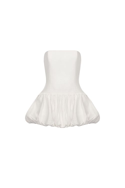 Vestido Corto Nuhain Marfil