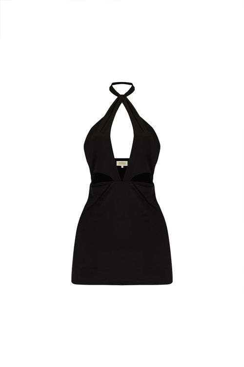 Vestido Corto Pia Negro