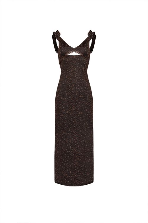 Vestido Largo Whispers Tigre