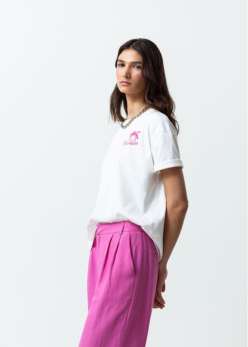 Camiseta estampada en posterior