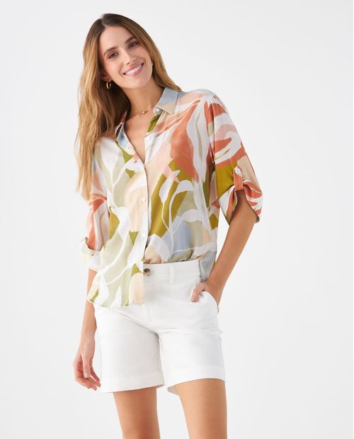 Camisa manga 3/4 para mujer