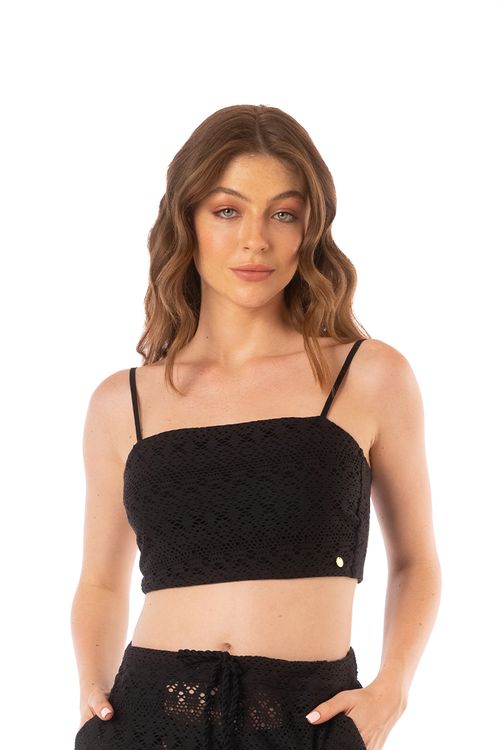 SOLID NOCHE BOHEMIA ZAIRA CROP TOP
