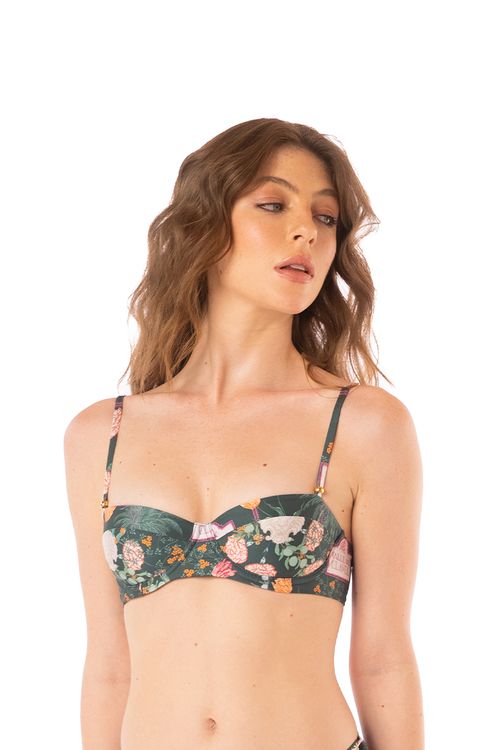 PRINT CALLE DEL CLAVEL SUNNY TOP