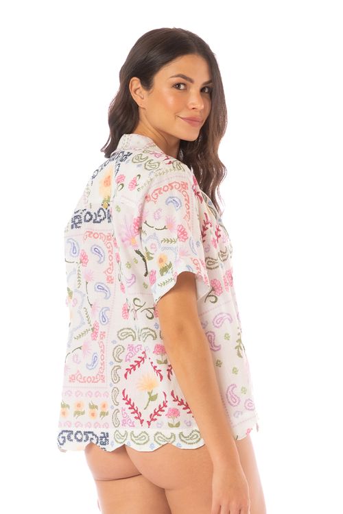 PRINT PASEO DEL SOL LENA SHIRT