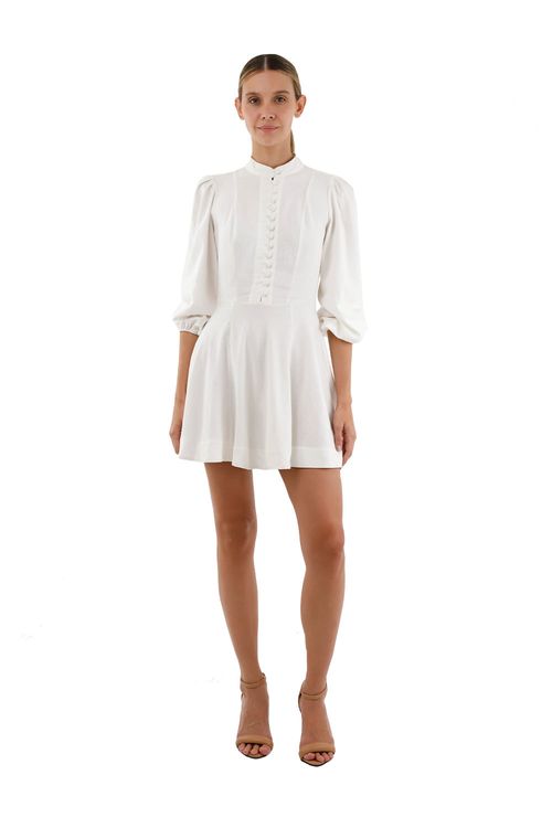 Vestido Corto Juliette Marfil