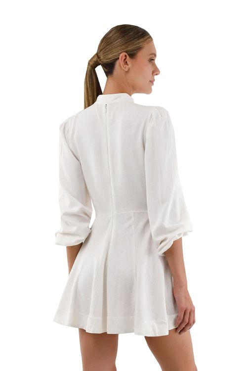 Vestido Corto Juliette Marfil
