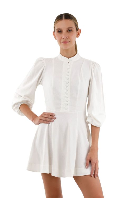Vestido Corto Juliette Marfil