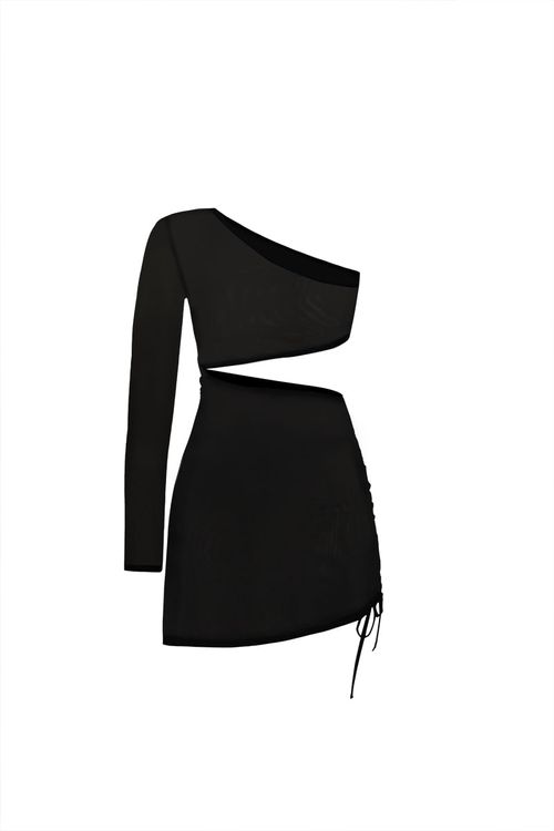 Vestido Corto Waya Negro