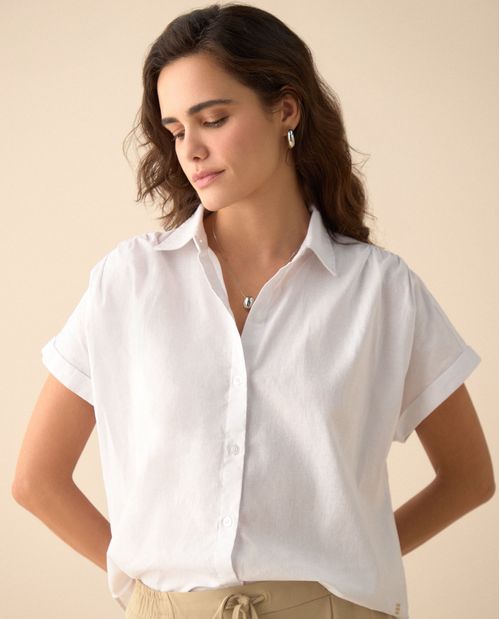 Camisa de botones para mujer