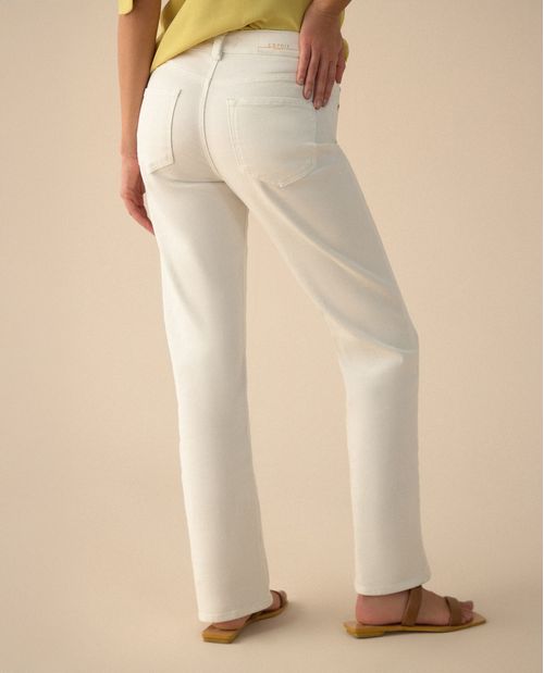 Jean Straight cinco bolsillos para mujer