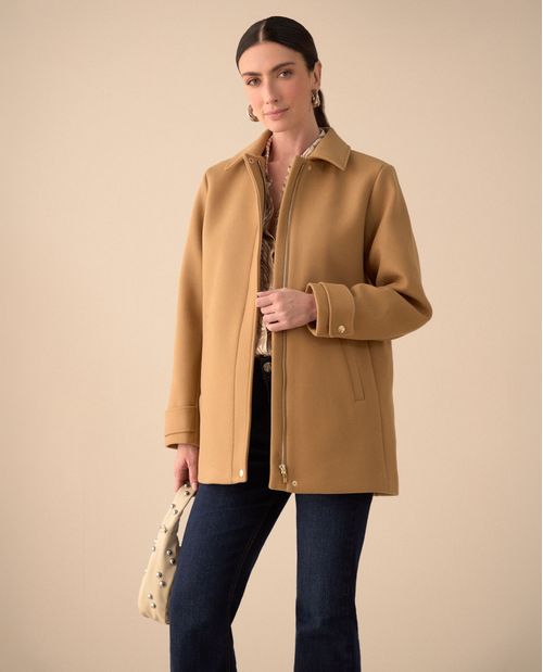 Chaqueta larga para mujer