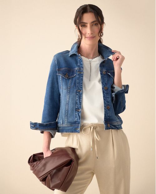 Chaqueta en denim para mujer