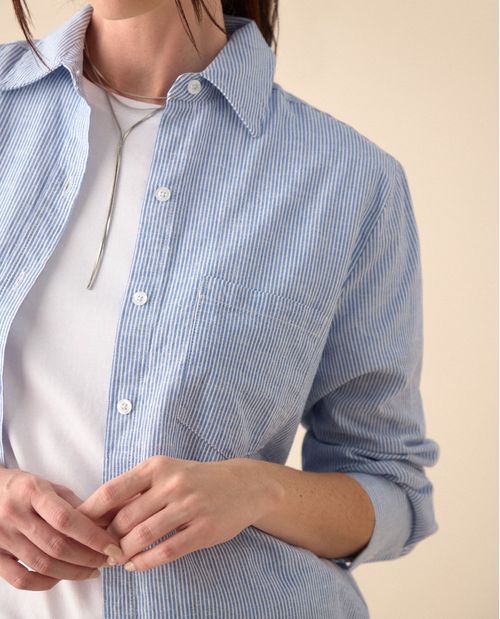Camisa a rayas para mujer
