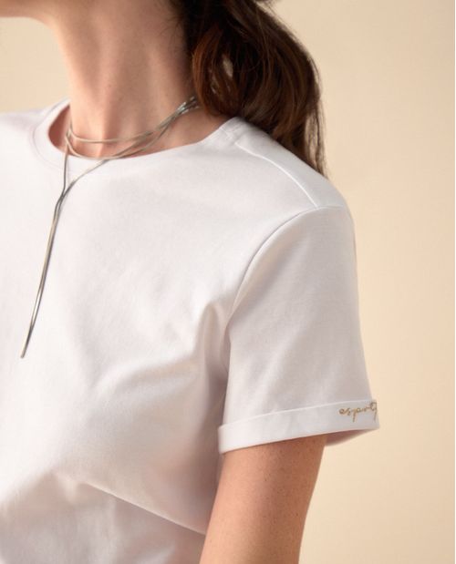 Camiseta básica tradicional para mujer