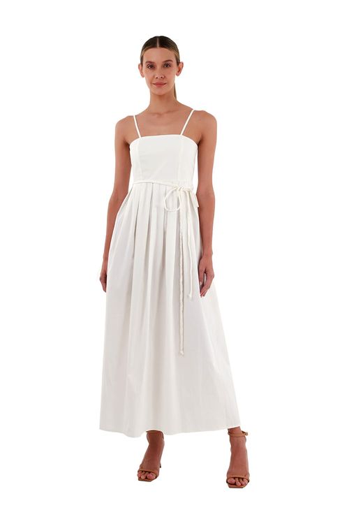 Vestido Largo Provenzal Marfil
