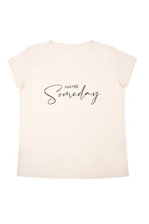 Conjunto de pijama camiseta con cuello redondo