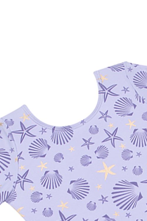 Vestido de baño enterizo en microfibra para niña