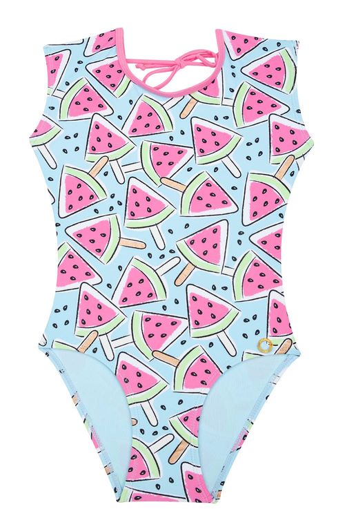Vestido de baño entero para niña