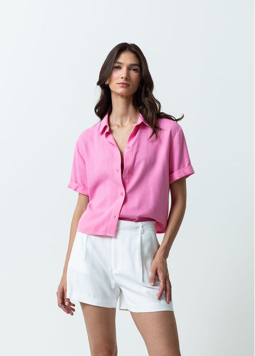 Camisa manga corta con guardapolvo