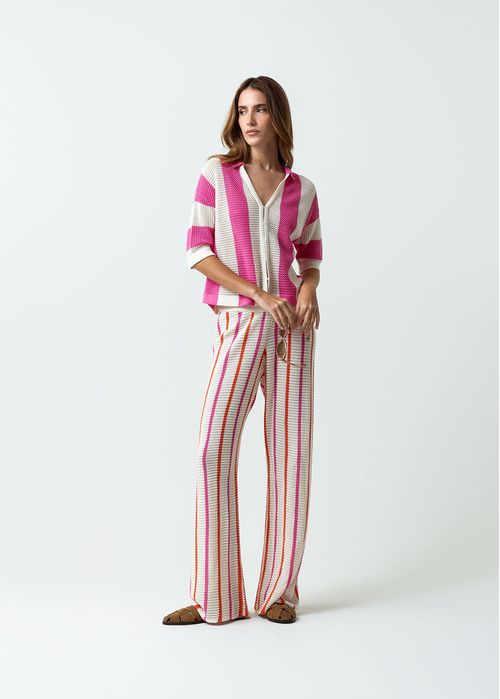 Pantalón de tejido fluido