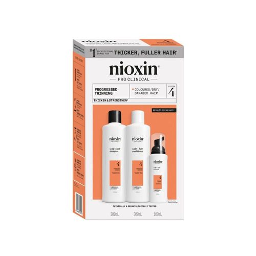 Kit Nioxin Sistema 4 Para Cabello Tratado Con Color Y Debilitamiento Avanzado- 700 ml