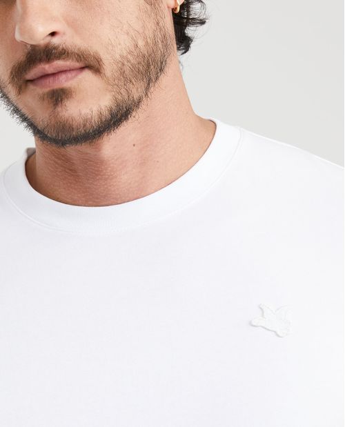 Camiseta Slim Fit Cuello Redondo en Algodón con Acabado Dry - Soft para Hombre