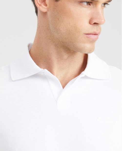 Camiseta Polo Slim Fit en Jersey Semi Pesado para Hombre