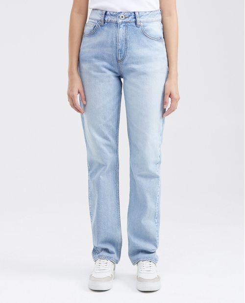 Jean Super High Rise Boot Cut Azul Claro para Mujer