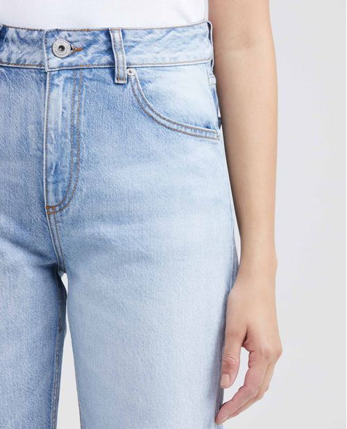 Jean Super High Rise Boot Cut Azul Claro para Mujer