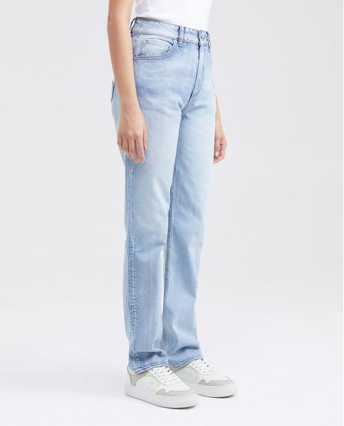Jean Super High Rise Boot Cut Azul Claro para Mujer