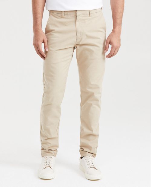 Pantalón Tipo Chino Regular Fit Bota Slim para Hombre