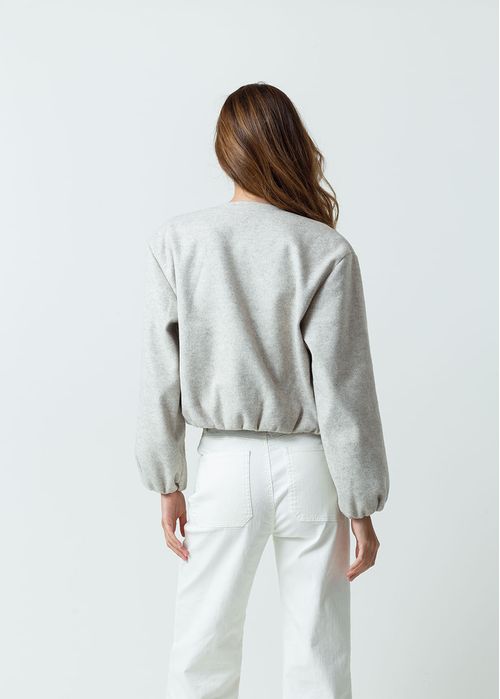 Chaqueta de largo pretinero