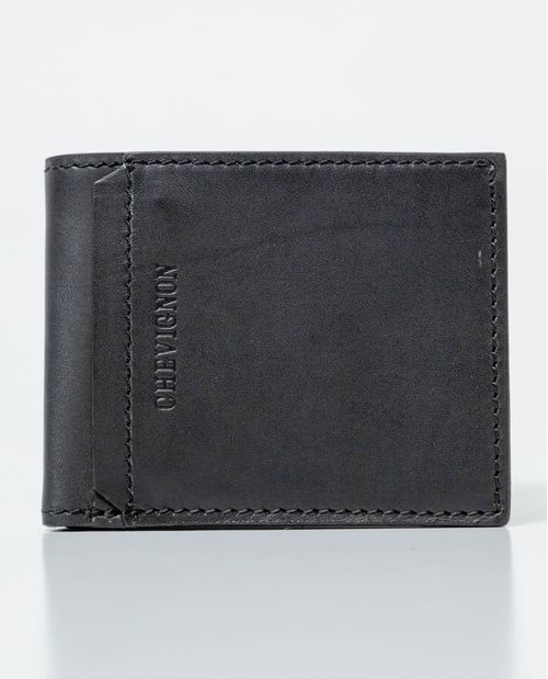 Billetera en Cuero Formato Horizontal Dos Alas para Hombre