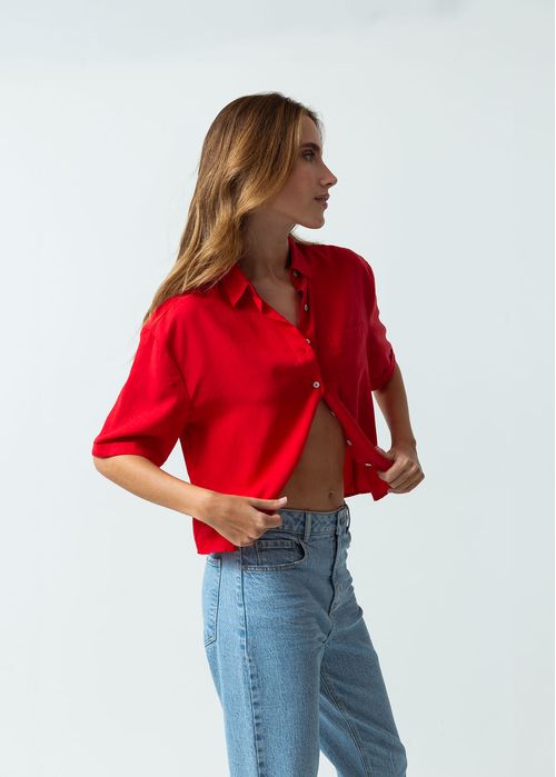 Camisa clásica manga corta