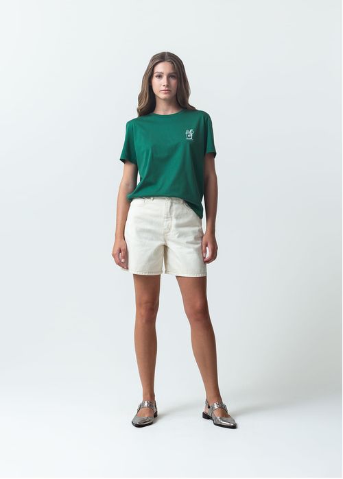 Camiseta estampada en posterior