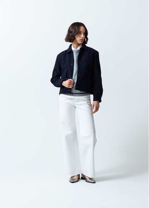 Chaqueta con ajuste de broches