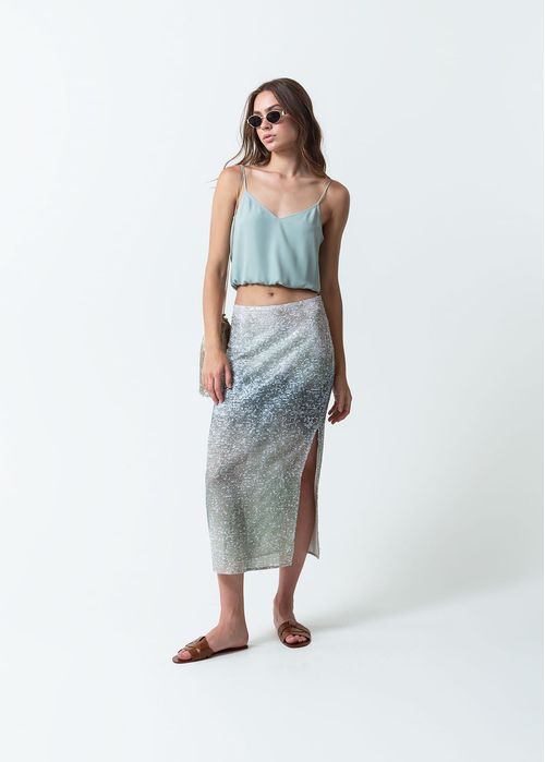 Camisa de largo crop
