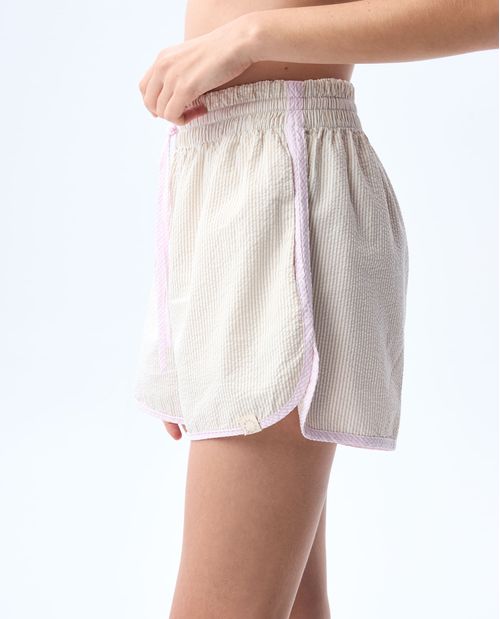 Short a rayas para mujer