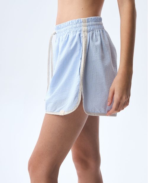 Short a rayas para mujer