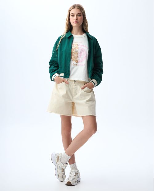 Chaqueta de tacto suave para mujer