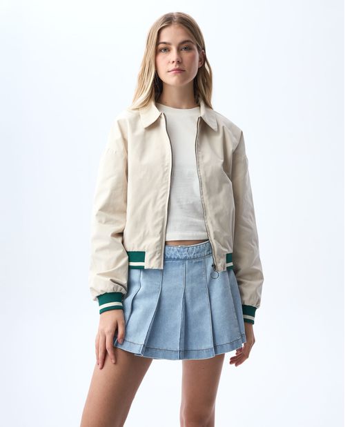 Chaqueta de tacto suave para mujer