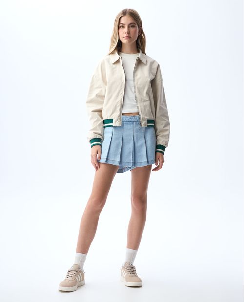 Chaqueta de tacto suave para mujer