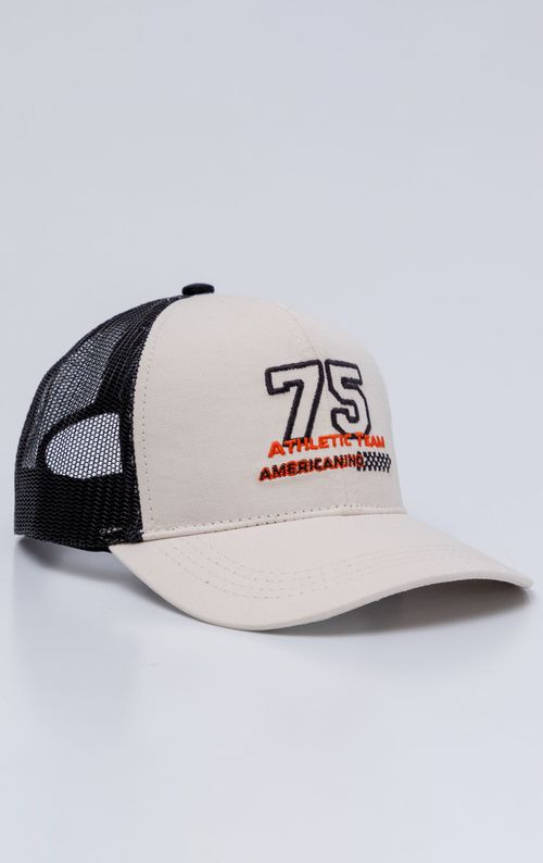 Gorra Trucker con bordado en frente para hombre