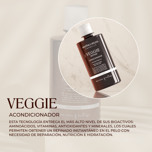 Acondicionador Vegano, Veggie Refiner/ 300 ML