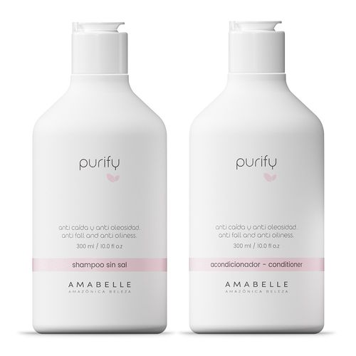 Shampoo y Acondicionador Purify - NUTRICIÓN/ 300ML